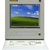 Armadio porta PC PENC-300-immagine frontale con tastiera e touchpad