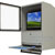PENC-900 armadio per computer - con porta e mensola porta tastiera, aperte