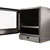 Armadio PC acciaio inox (stainless stell PC enclosure) immagine laterale con porta aperta | SENC-800